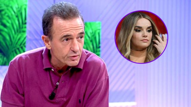 Alessandro Lequio en 'Vamos a ver' y Melody en la rueda de prensa de TVE en Prado del Rey.