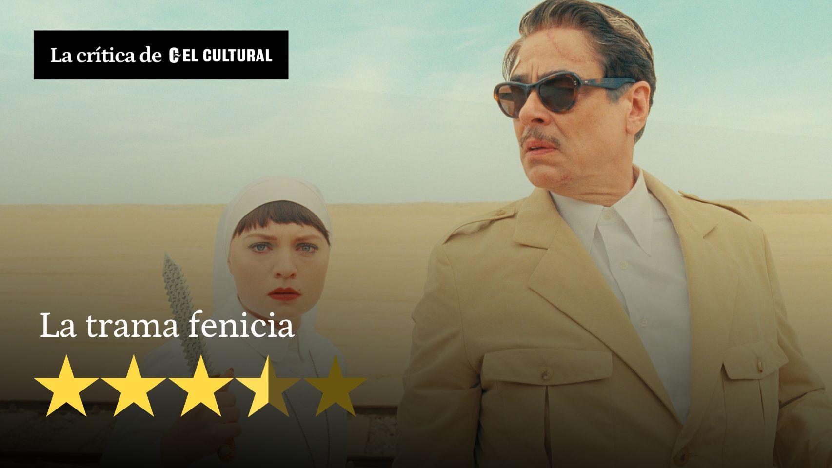Mia Threapleton y Benicio del Toro en 'La trama fenicia'