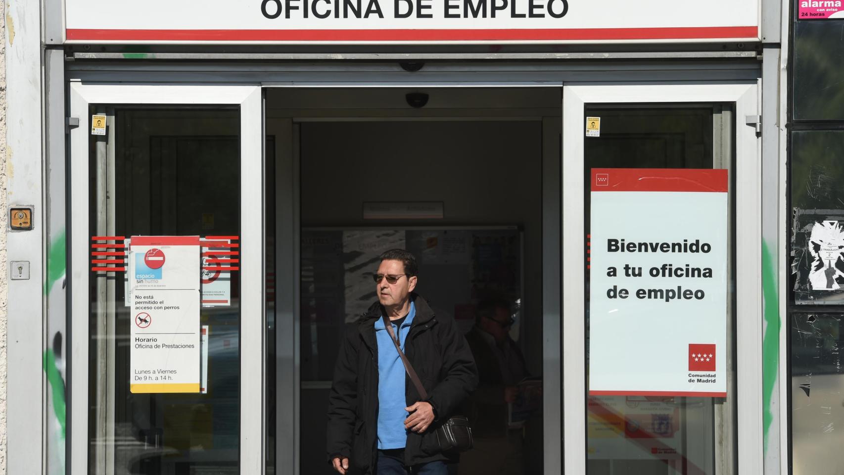 Una oficina de empleo en Madrid.