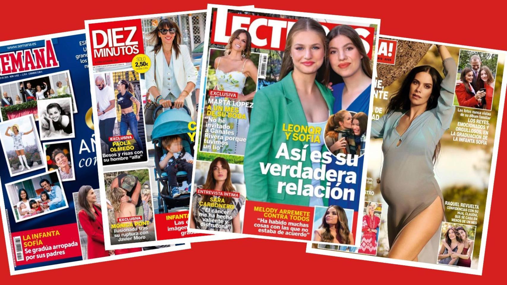 Portadas de revistas.