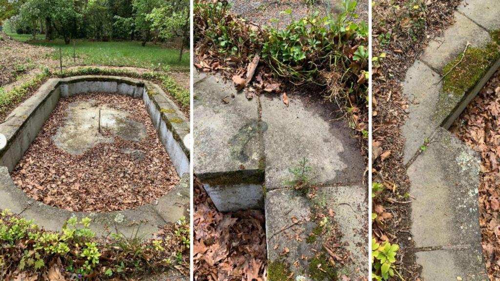 El estanque de la casa que fue de Richard Gere se puede comprar, piedra a piedra.