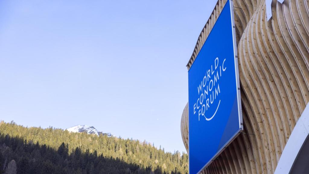 Imagen de la reunión anual en Davos de 2025 del Foro Económico Mundial (WEF).