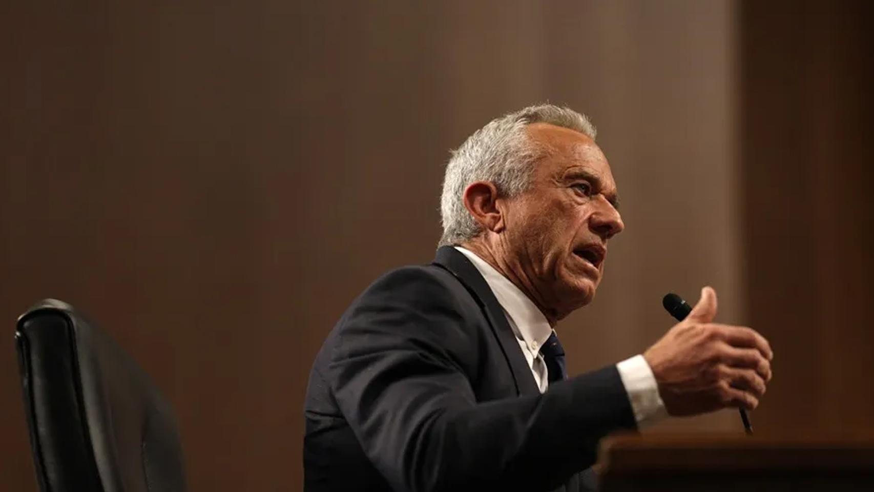 Imagen de archivo del secretario de Salud, Robert Kennedy Jr., durante una intervención en el Senado de los Estados Unidos.