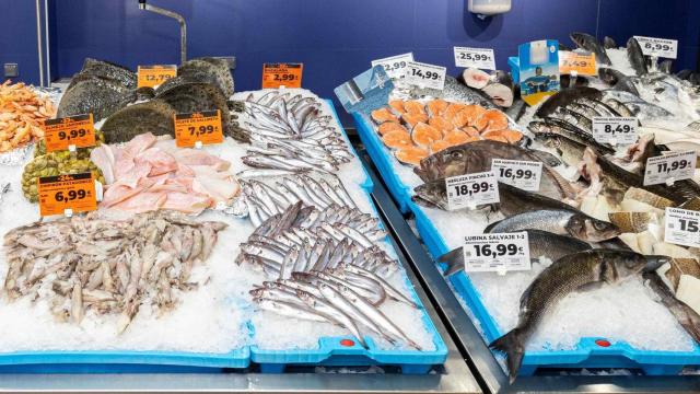 Pescadería en España.