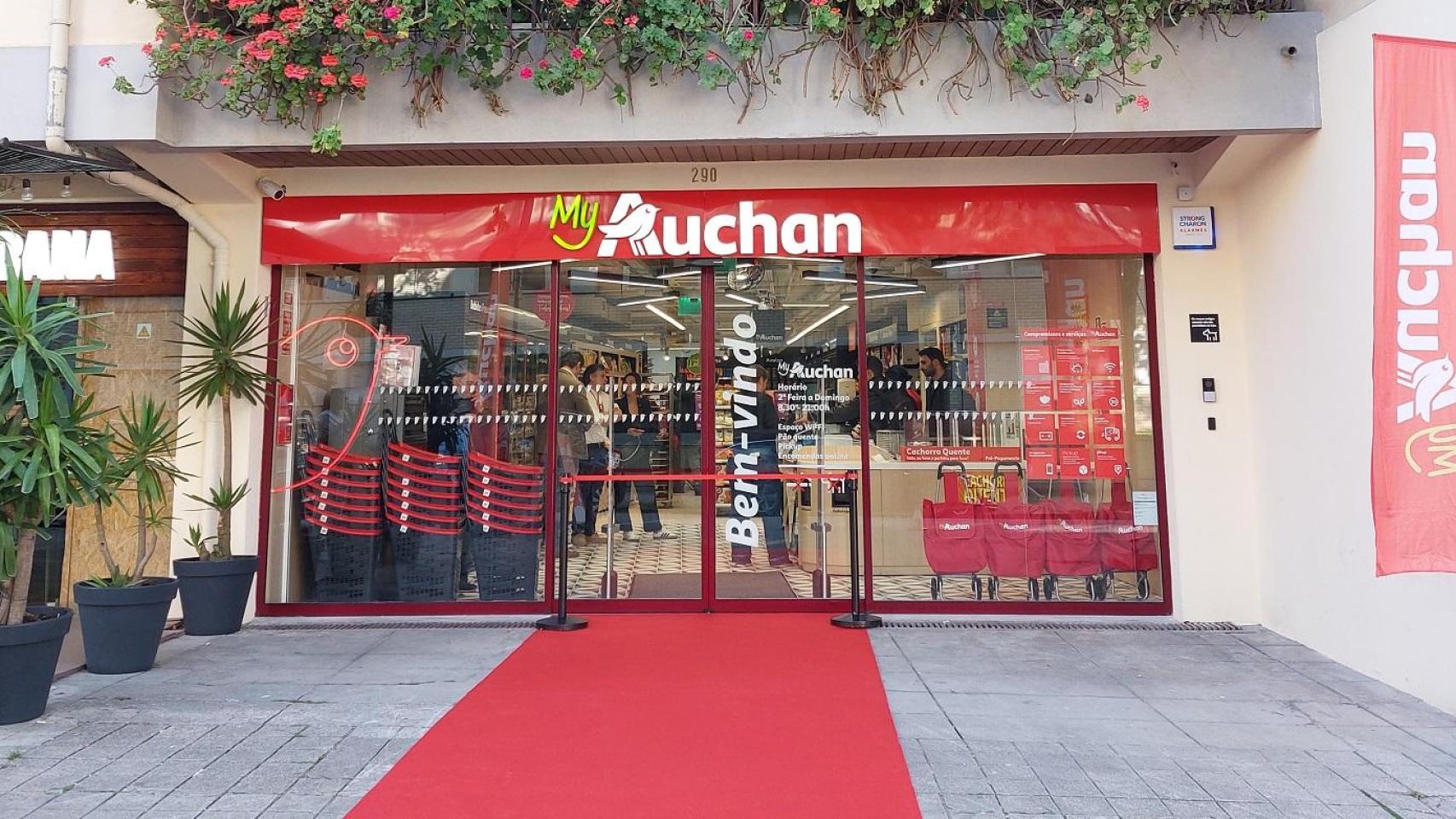 Tienda My Auchan en Portugal.