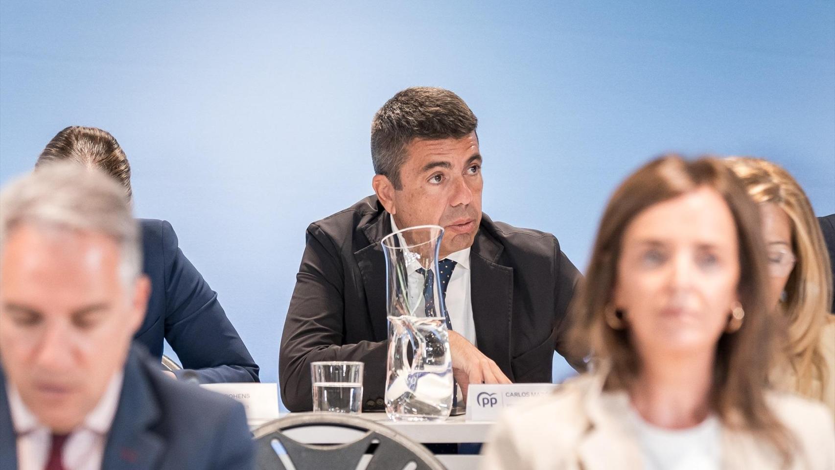 Carlos Mazón, en la última Junta Directiva Nacional del PP. Diego Radamés / Europa Press