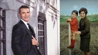 El presentador Jesús Vázquez en una imagen de archivo junto a su madre.