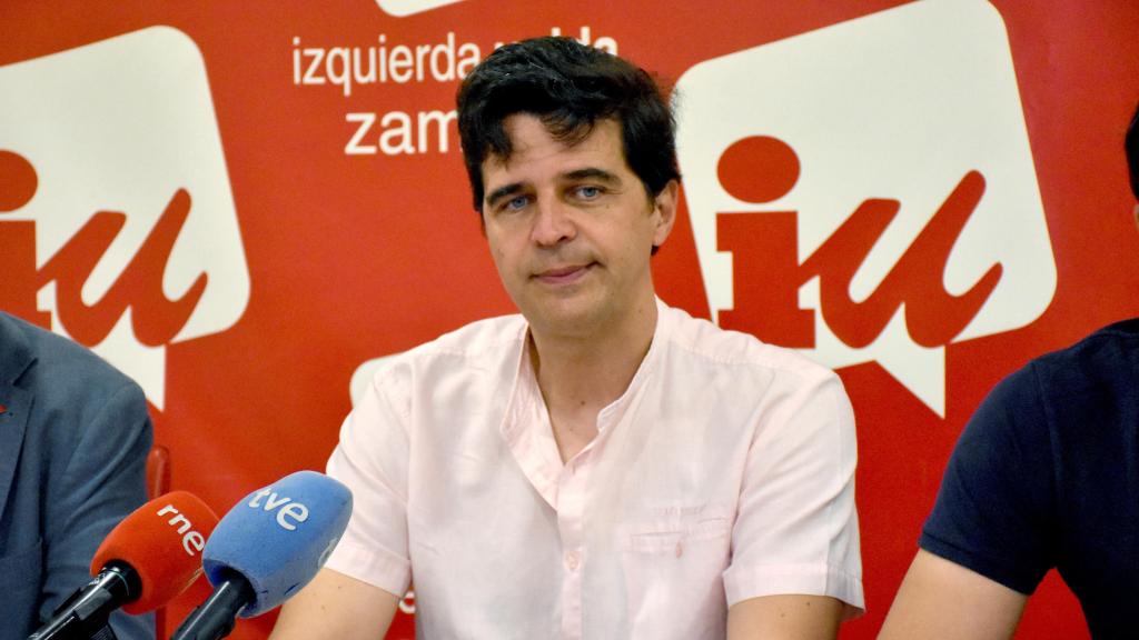 El coordinador de Izquierda Unida Castilla y León y candidato del partido a las elecciones autonómicas de marzo de 2026, Juan Gascón