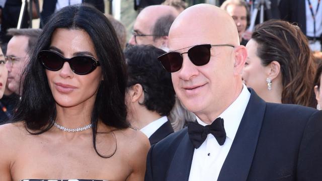 Jeff Bezos y Lauren Sánchez, en el Festival de Cannes de 2025.