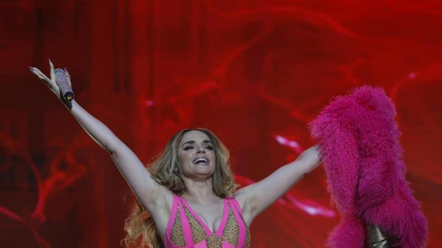 Melody durante su último concierto.