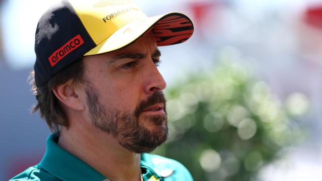 Fernando Alonso, durante el GP de España de F1