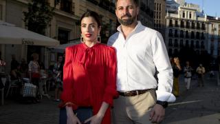 Lidia Bedman y Santiago Abascal, en una imagen de archivo.