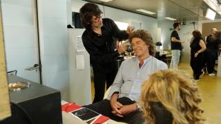 Bertín Osborne en los camerinos de 'Tu cara me suena'.