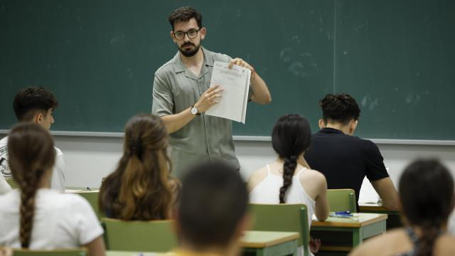 Un total de 23.774 estudiantes de la Comunitat Valenciana se presentan a las PAU de 2025. Efe / Biel Aliño