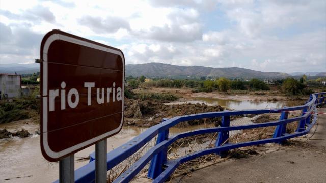 Río Turia tras los daños provocados por la dana. Eduardo Manzana/Europa Press