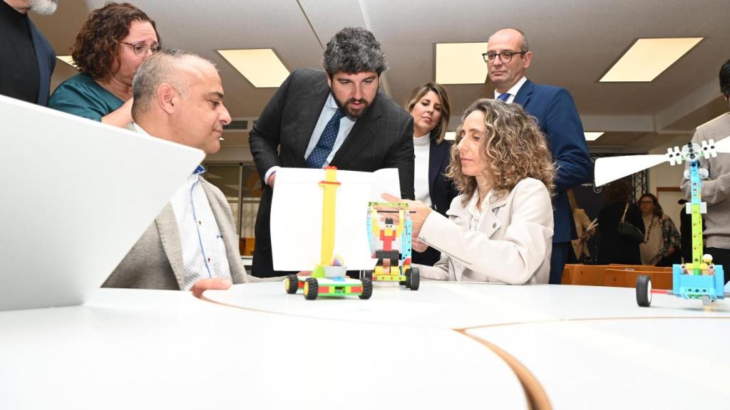 El presidente Fernando López Miras presentó la Estrategia de Digitalización Educativa de la Región de Murcia 'Libre' el pasado mes de marzo.