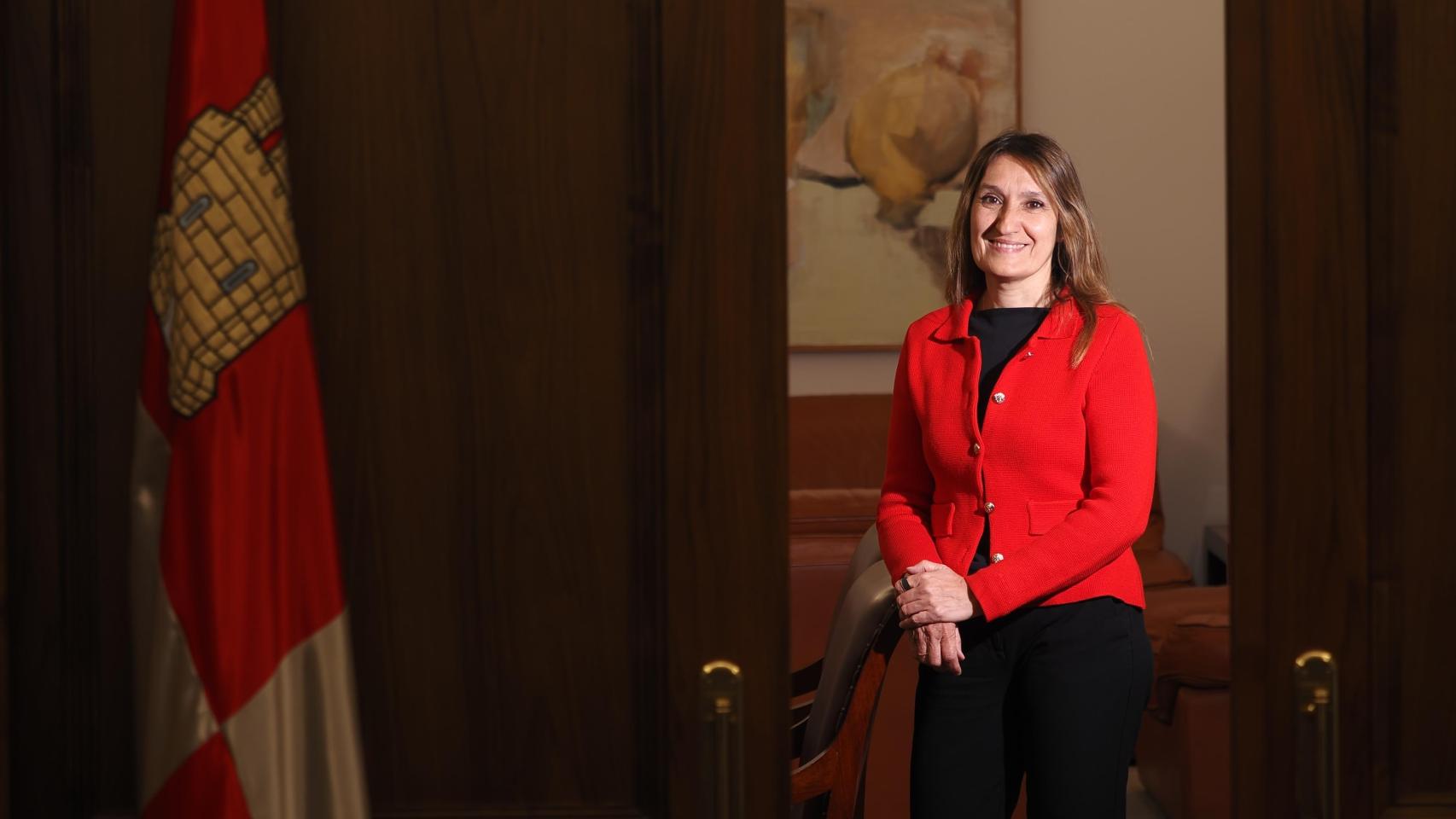 La consejera de Educación de la Junta de Castilla y León, Rocío Lucas, durante la entrevista con EL ESPAÑOL de Castilla y León