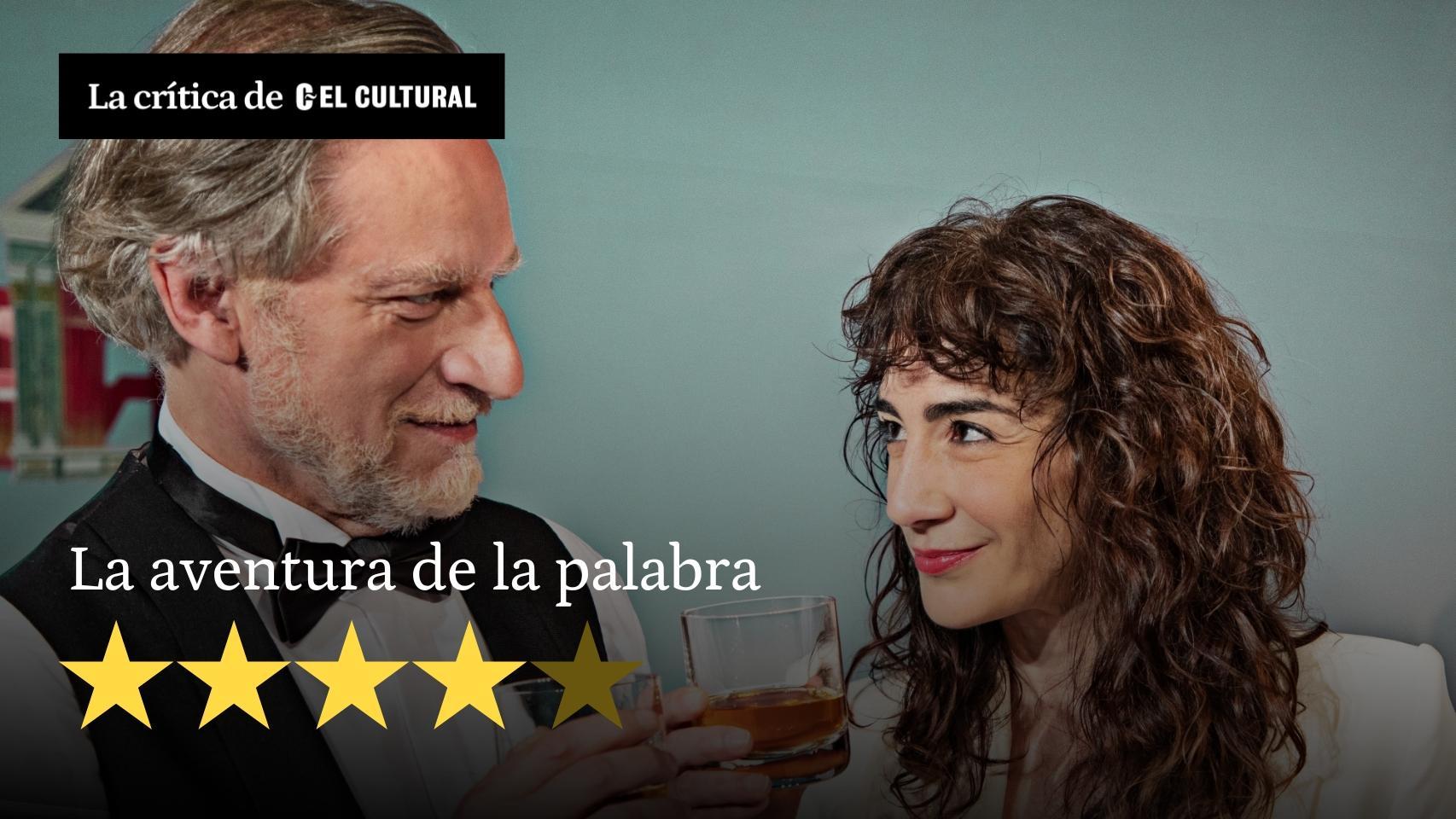 Nancho Novo y Marta Poveda en 'La aventura de la palabra'. Foto: Luiscar Cuevas