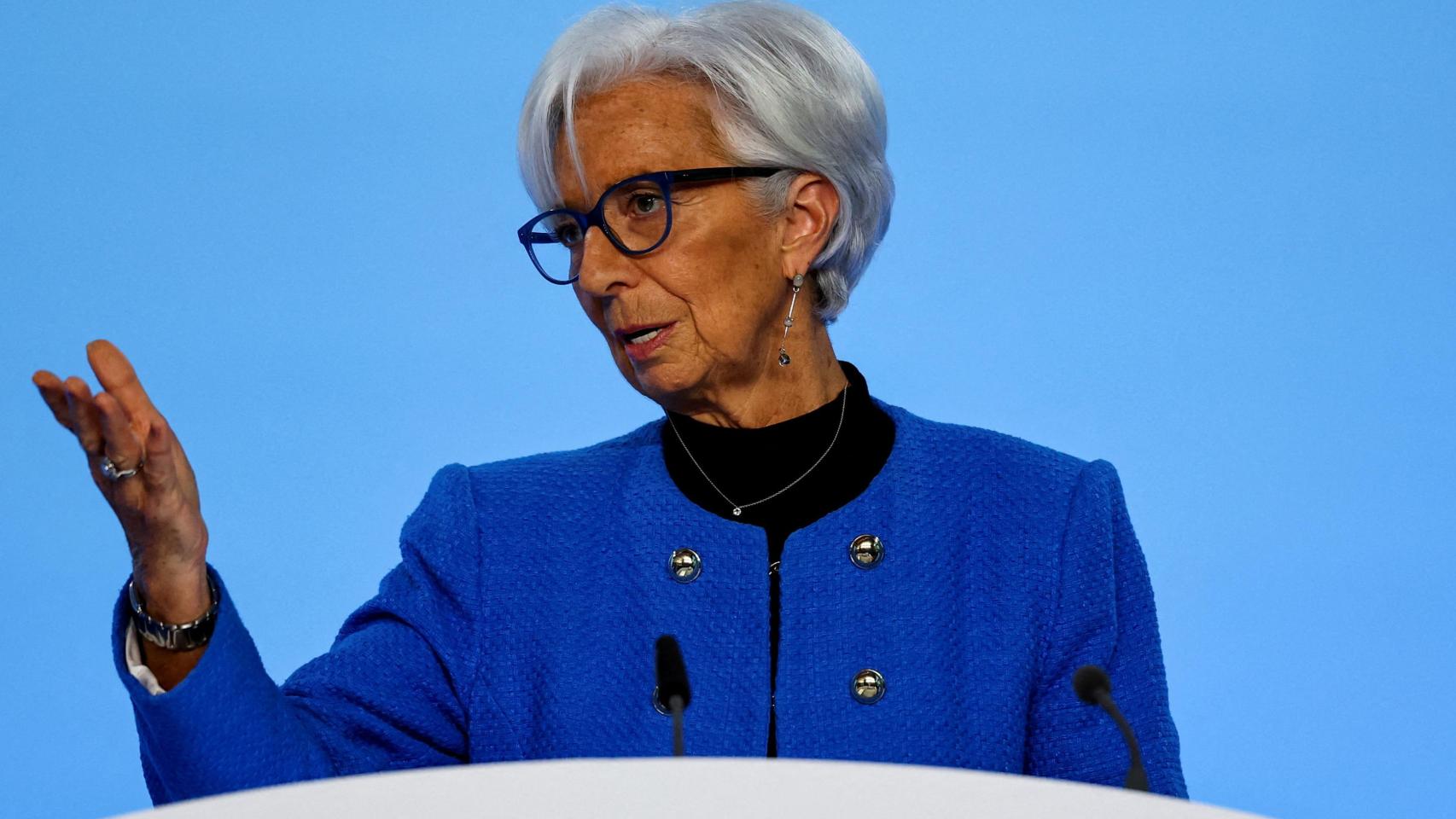 La presidenta del BCE, Christine  Lagarde.