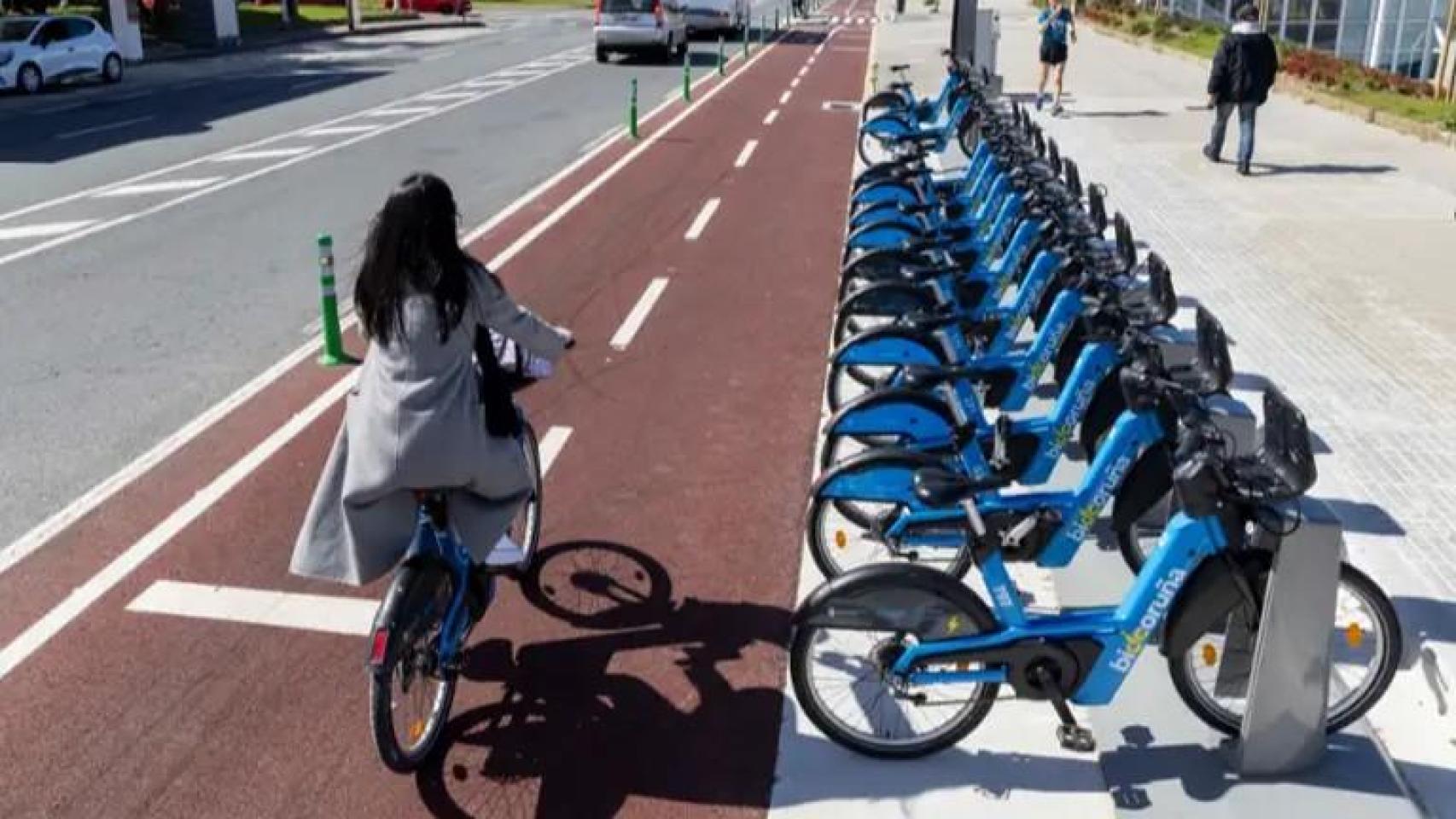 Imagen de archivo de BiciCoruña.