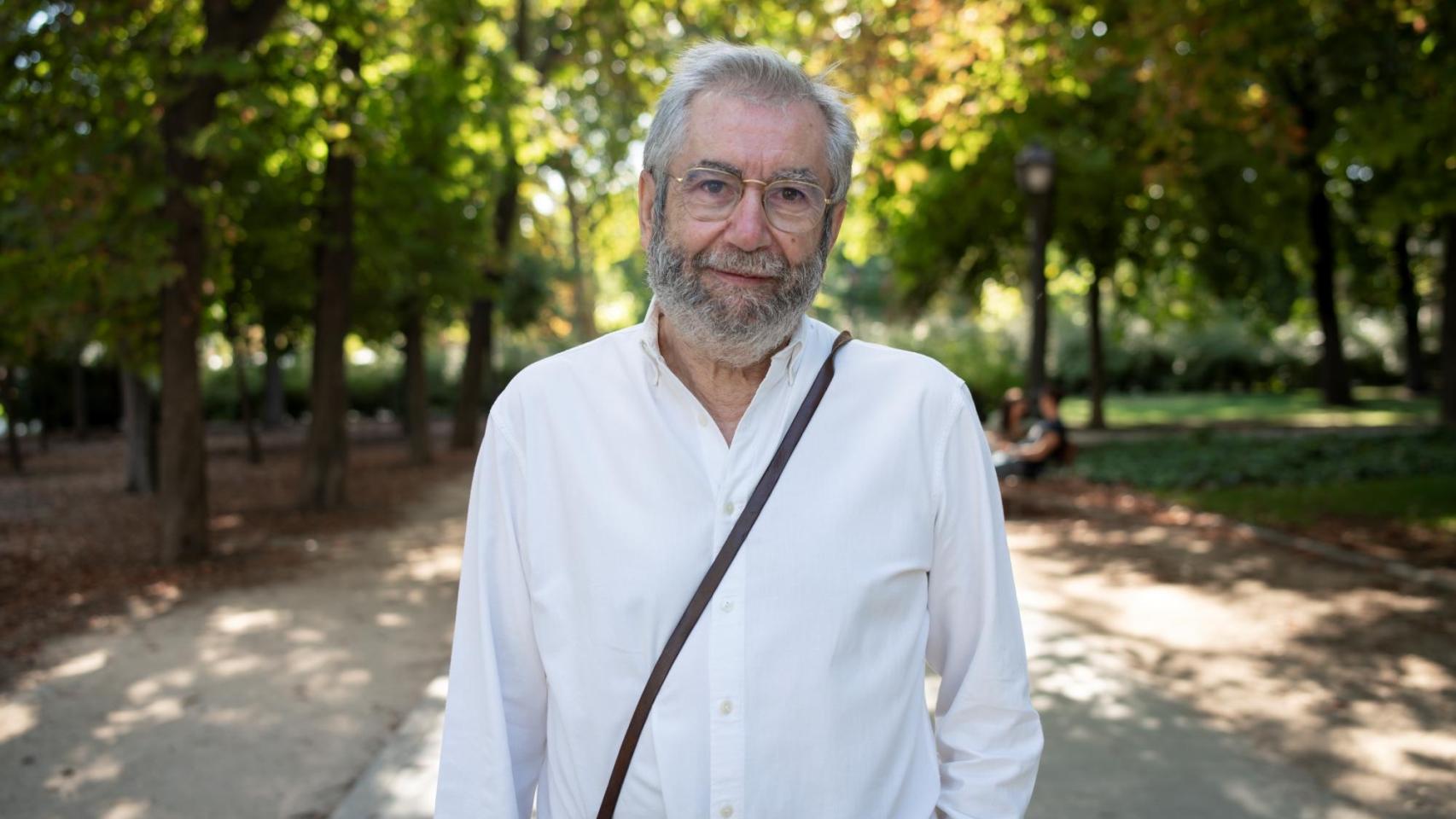 Antonio Muñoz Molina en El Retiro