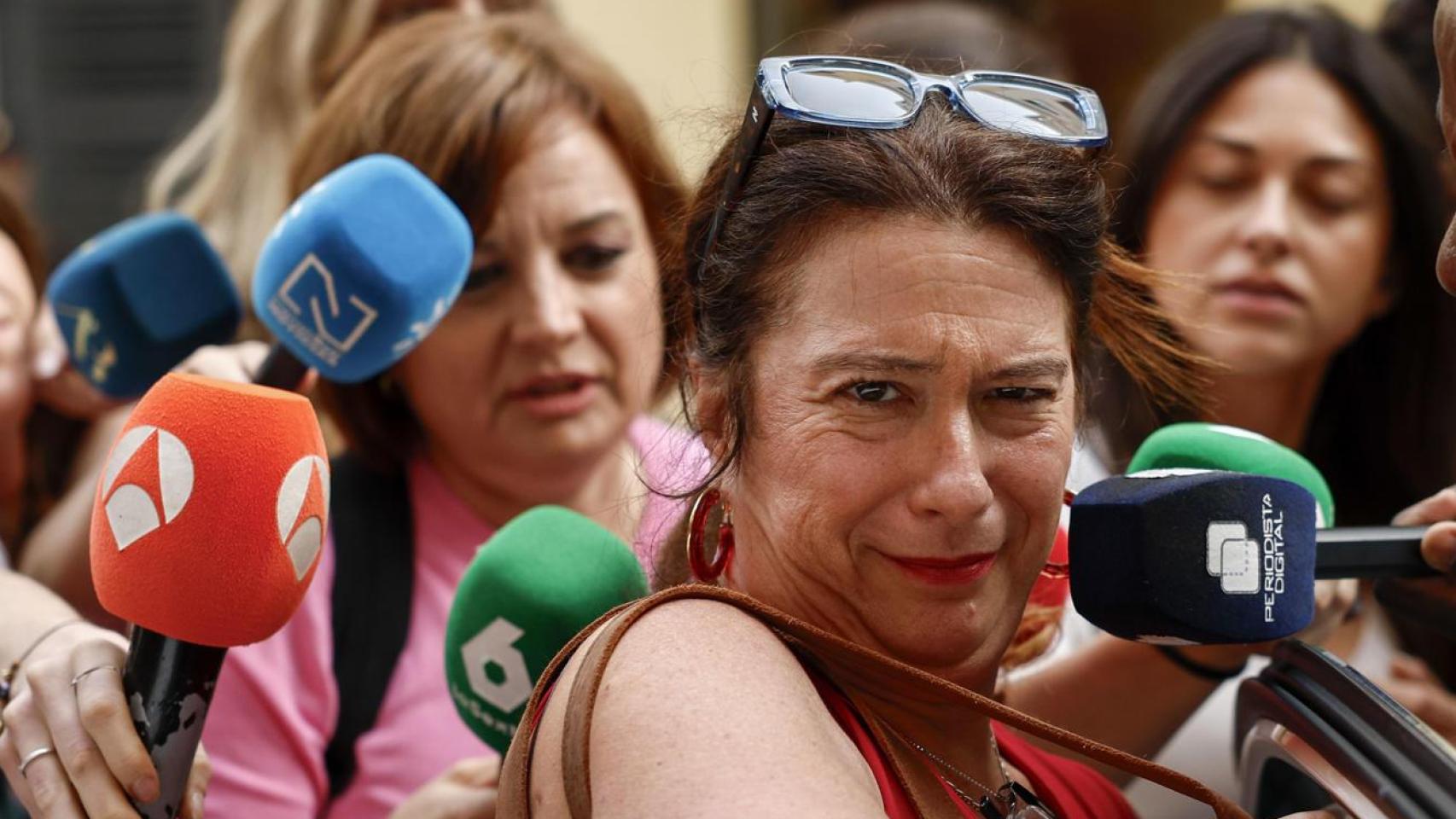 Leire Díez y conocida como fontanera de Ferraz, el pasado martes.