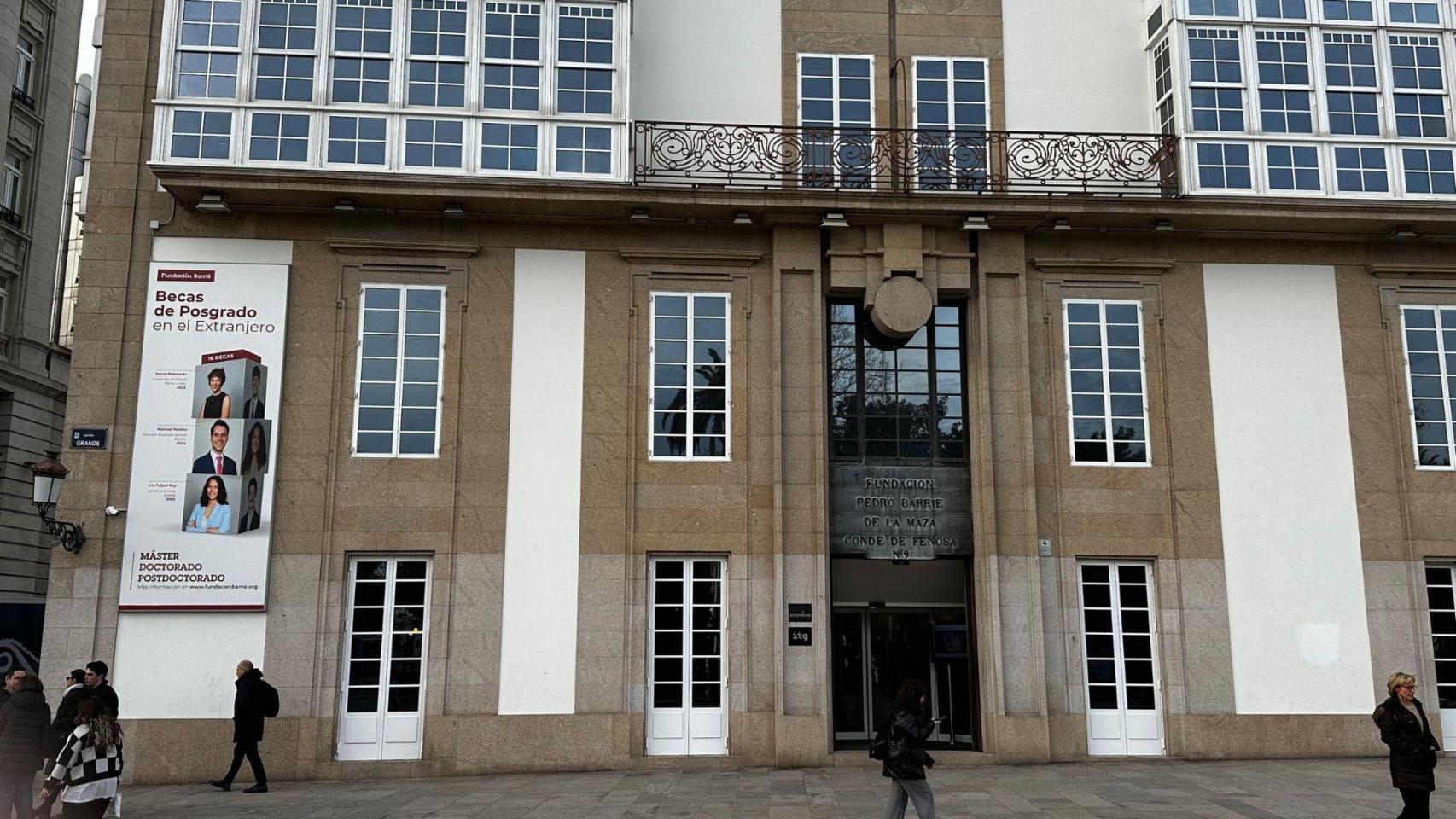 La Fundación Barrié de A Coruña.