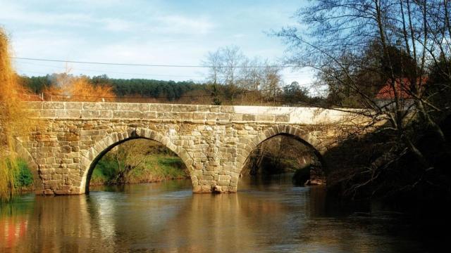 Puente de Traba en Noia (A Coruña).