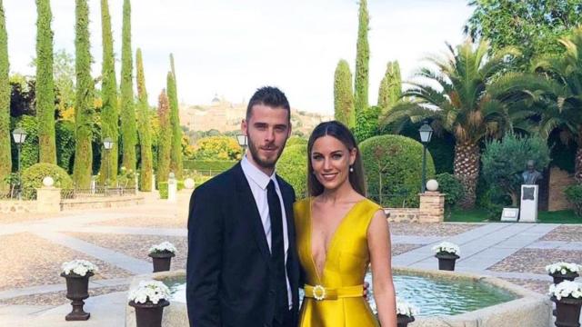 Edurne y David de Gea.