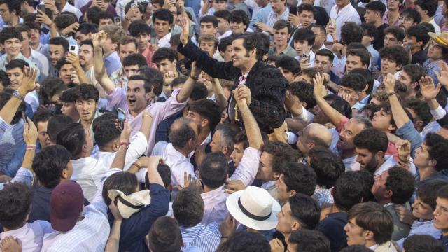 Morante de la Puebla, a hombros en Las Ventas el pasado 8 de junio.