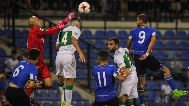 Imagen del último Hércules-Elche de Liga en 2017.