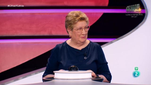 Pilar, concursante de 'Cifras y Letras'.