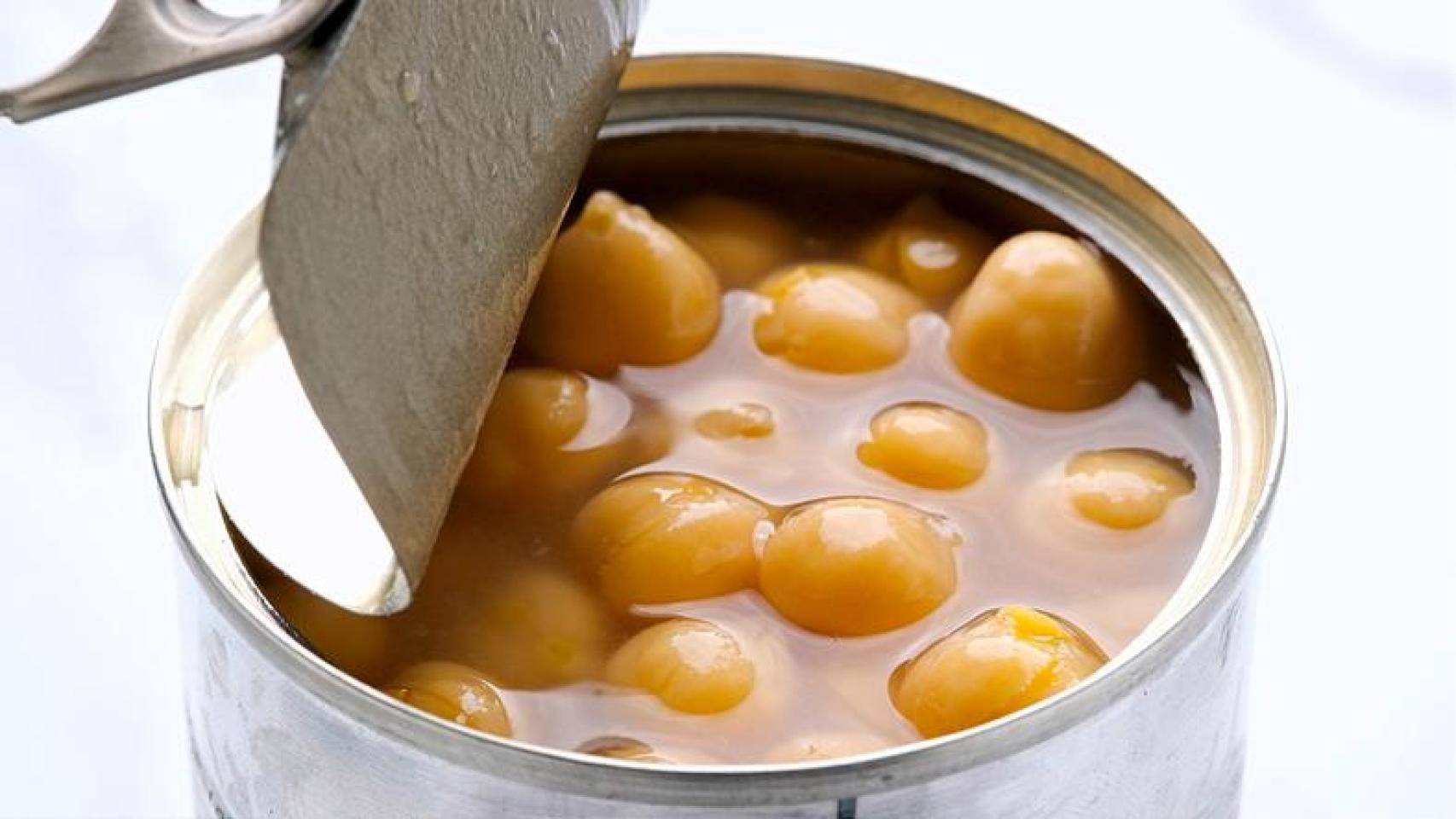 Imagen de unos garbanzos.