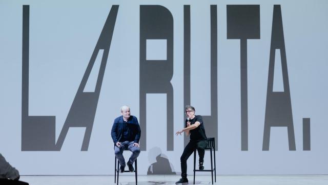 Presentación de la muestra 'La Ruta: modernidad, cultura y descontrol' en Bombas Gens centre d'Arts Digitals. Patricia Vargas / Agència Districte