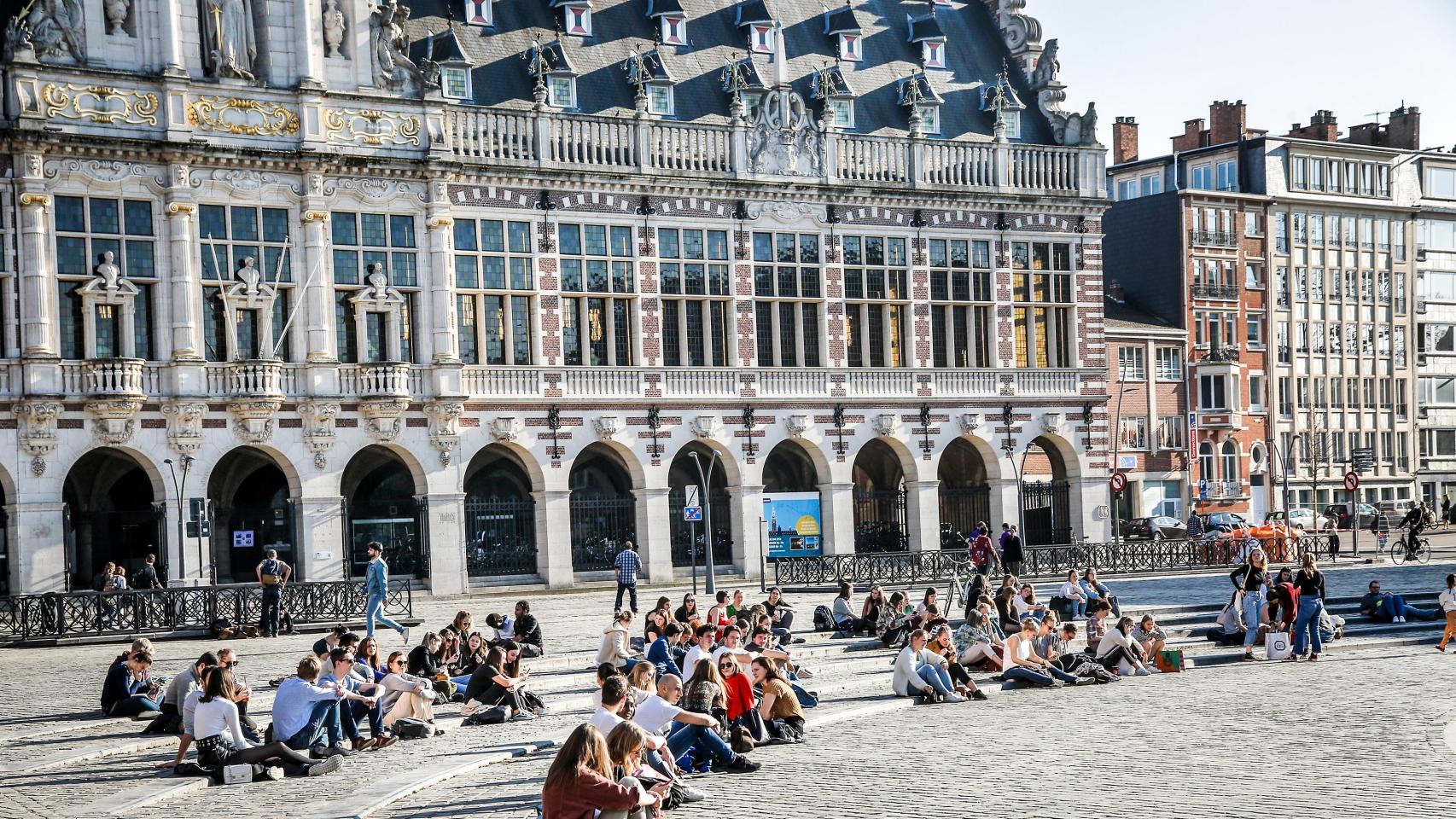 Fachada de la Biblioteca de la Universidad de Lovaina. Foto: Rob Stevens / KU Leuven