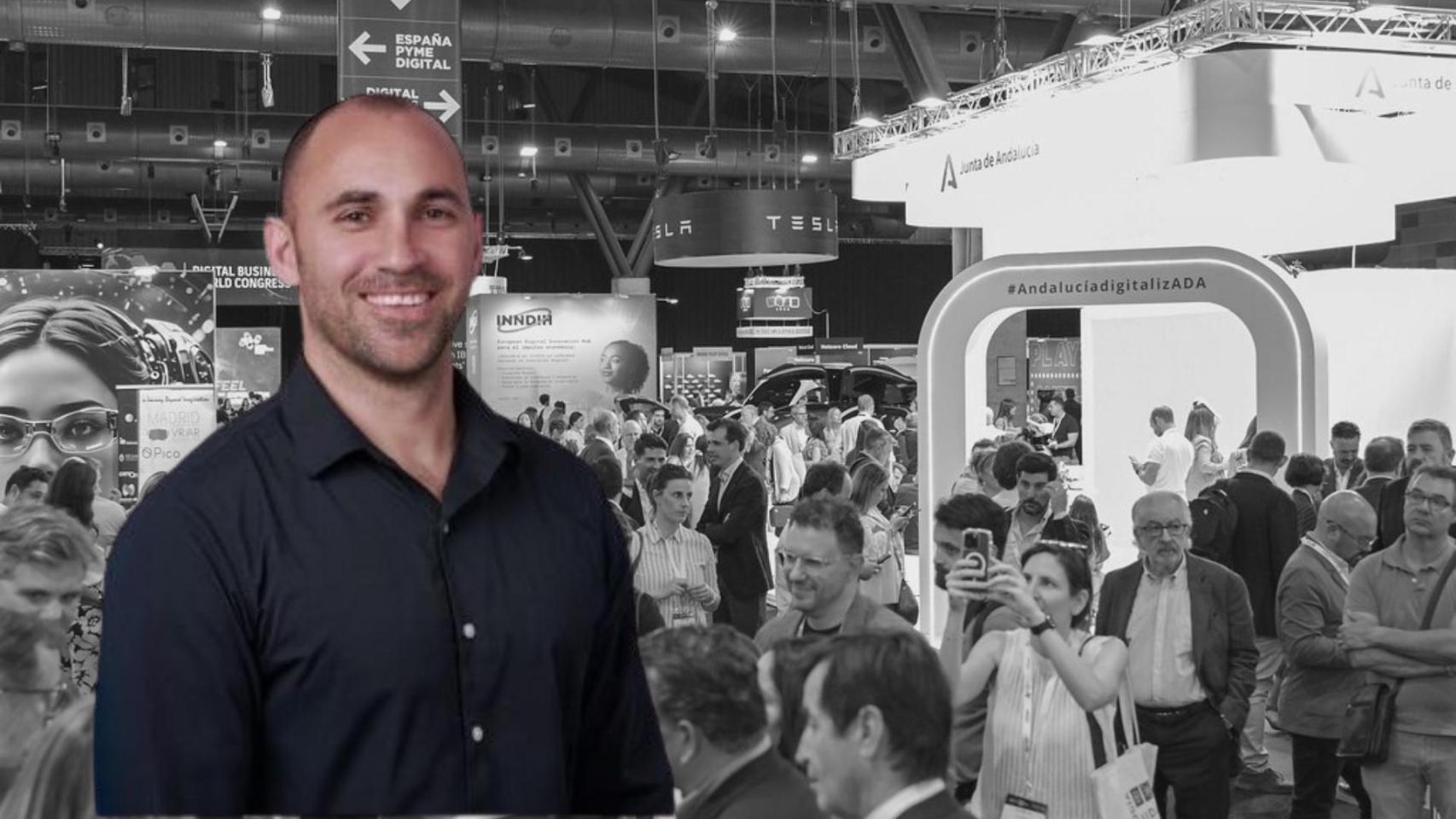 Fernando Domínguez, en una ilustración con el DES.