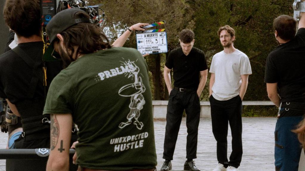 Imagen del rodaje de 'A muerte'.