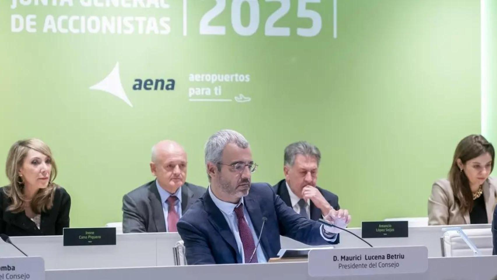 Imagen de la última junta de accionistas de Aena