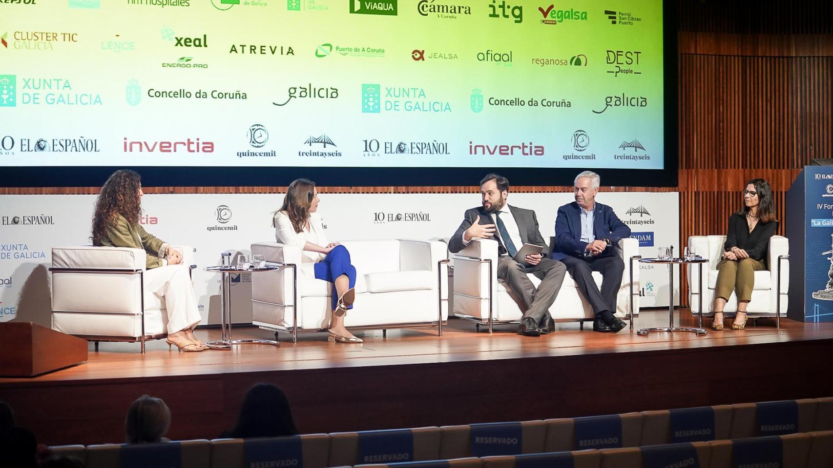 Expertos en sostenibilidad en el Foro La Galicia que viene 2025.