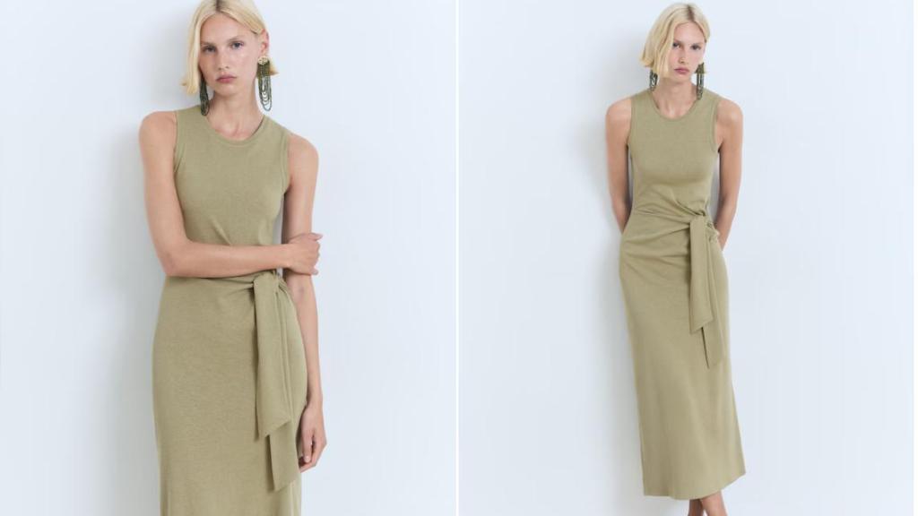 Vestido midi. Ref. 17031217