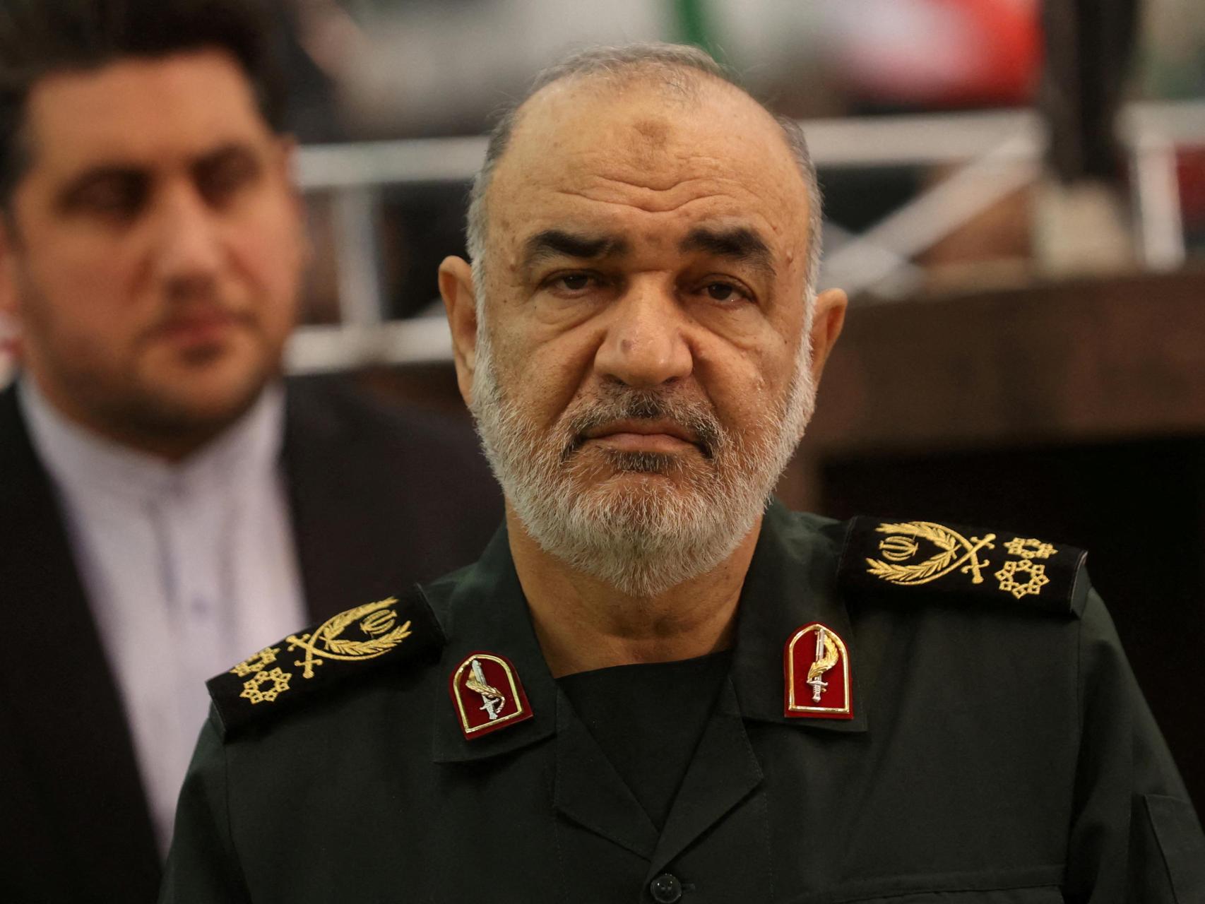 El general Hossein Salami, en una ceremonia por el caído Qasem Soleimani, en 2023.