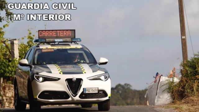 Un coche de la Guardia Civil