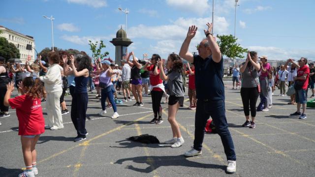 Manuel Vázquez, concejal de Deportes en el día del Deporte en la Calle