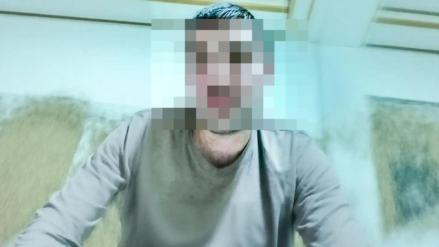 V., durante su conversación con EL ESPAÑOL