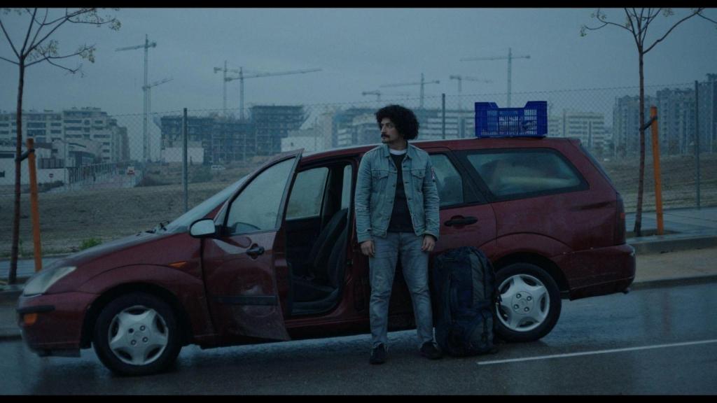 Job Mansilla durante una de las escenas de la película.