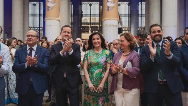 Cruz Sánchez de Lara -centro- junto a Juan Alfonso Ruiz Molina, Carlos Velázquez, Conchi Cedillo y Paco Núñez.