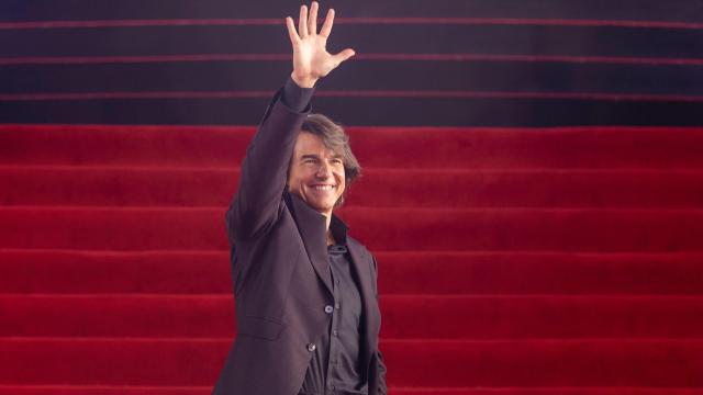 Tom Cruise durante la presentación de 'Misión imposible: sentencia final' en México. Foto: Cristian Leyva / ZUMA Press Wire