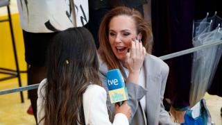 Rocío Carrasco, el día del desfile de 'La familia de la tele'.
