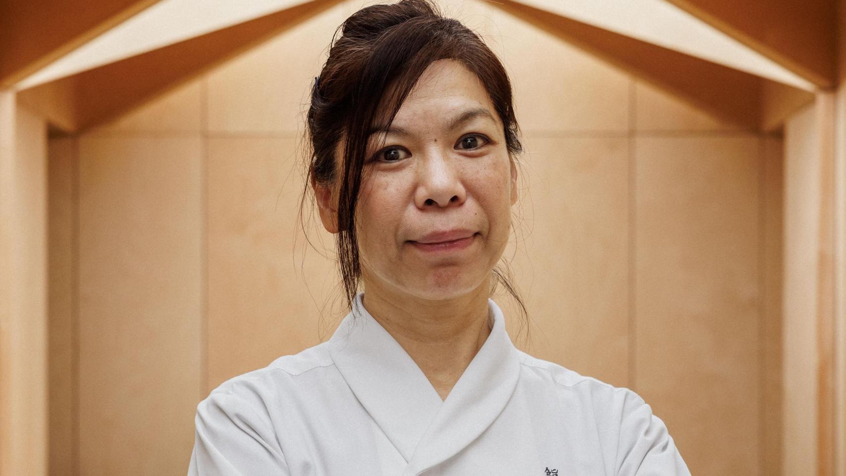 Chizuko Kimura, actual dueña del restaurante Sushi Shunei.