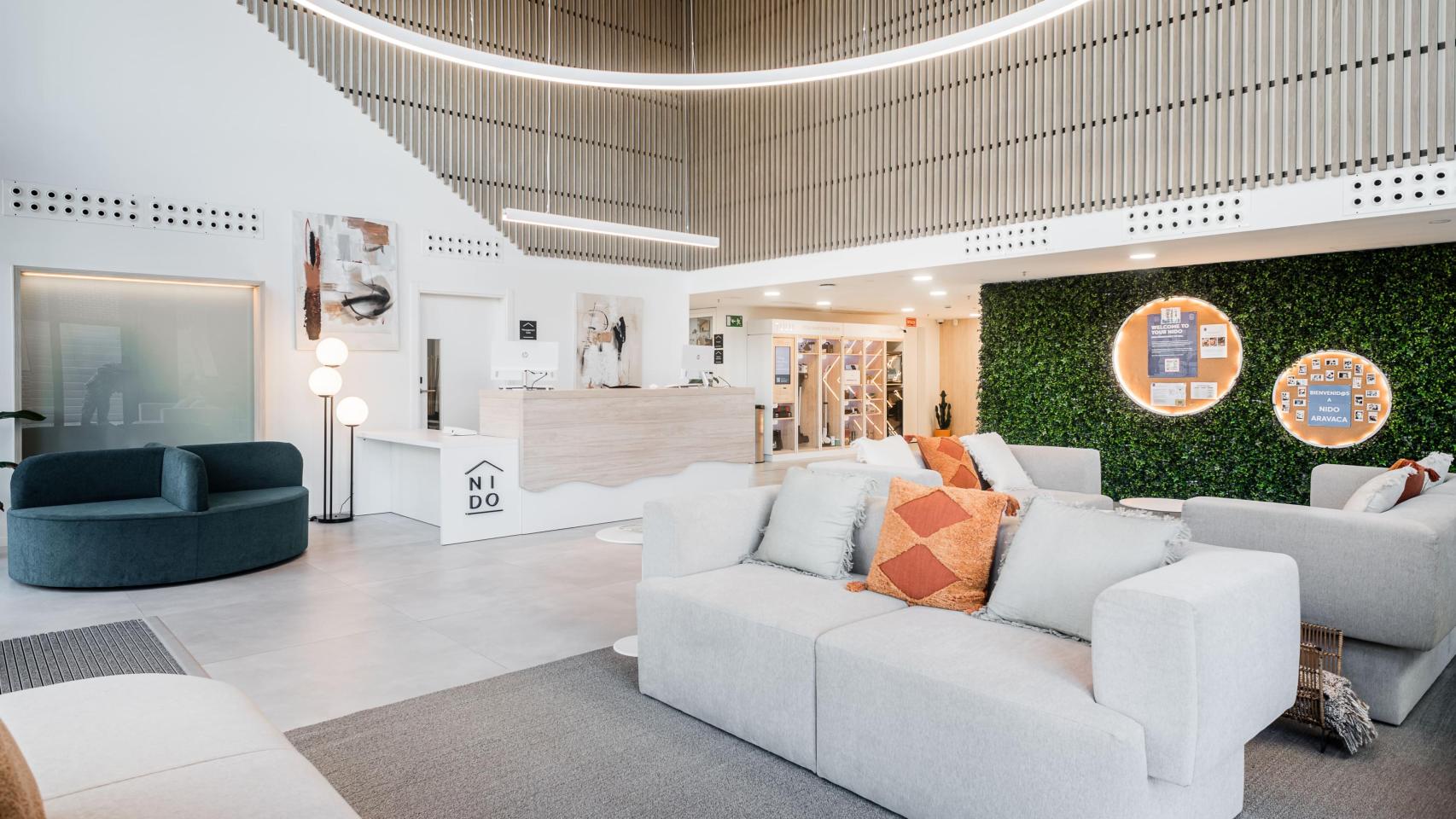 Recepción de Nido Aravaca.